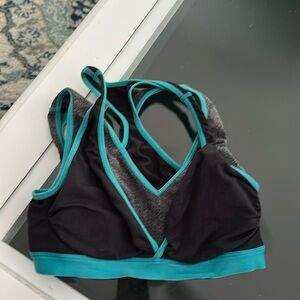 Cake Maternity Lotus Hands-Free Pumping Bra Small Black Teal